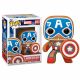 Funko POP! Marvel - Holiday - Captain America vinyl 10cm figura