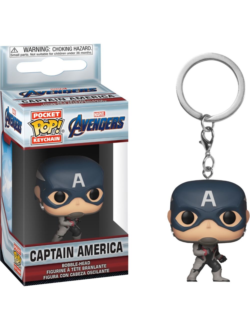 Funko POP! Keychain Avengers Endgame - Captain America kulcstartó