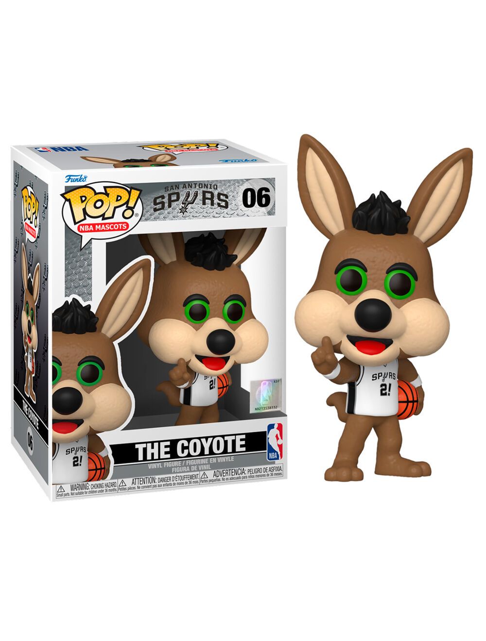 Funko POP! NBA Mascots - San Antonio - The Coyote Vinyl 10cm figura